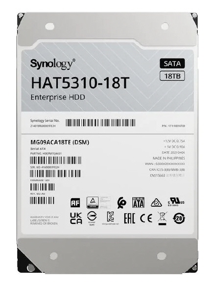 Synology Harddisk HAT5310-18T 3.5" SATA 18 TB