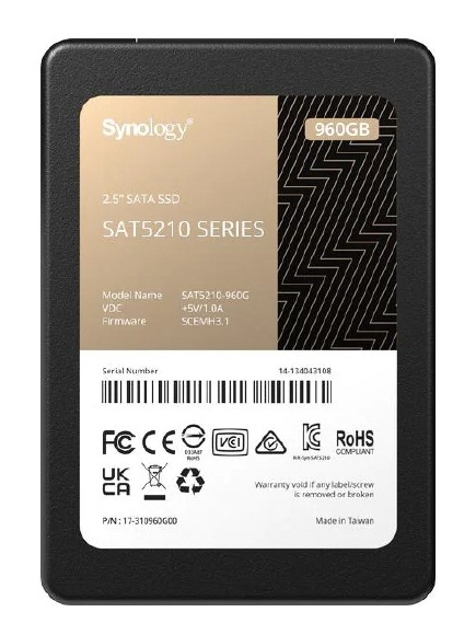 Synology SSD SAT5210 2.5" SATA 960 GB